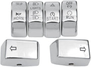 Drag Specialties Switch Cap Kit for Various Various Harley-Davidson Motorcycles (See Fitment List)