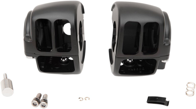 Drag Specialties Handlebar Switch Housing Kit Fits Harley-Davidson Dyna, Softail, Touring Models 1996-2011
