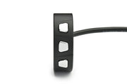 Daytona 3-Button Switch for Handlebars Black Chrome Aluminium