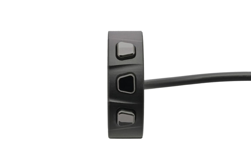 Daytona 3-Button Switch for Handlebars Black Aluminium