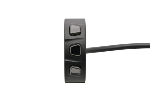 Daytona 3-Button Switch for Handlebars Black Aluminium