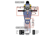 Daytona Handlebar Switch Relay EZ Black Each
