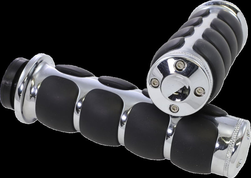ISO®-Grips Black| Chrome #KUR6235