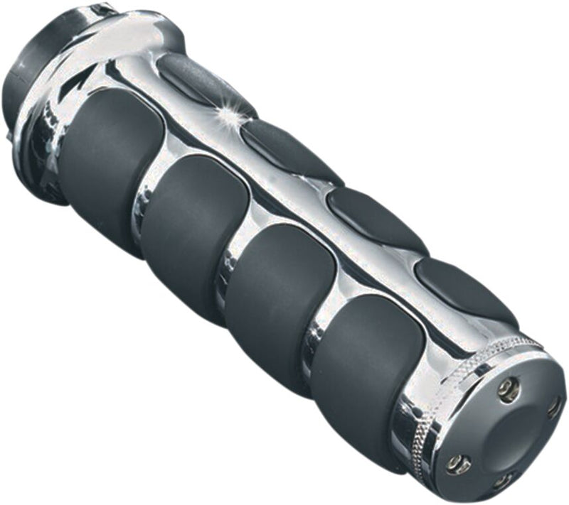 ISO®-Grips Black| Chrome #KUR6236