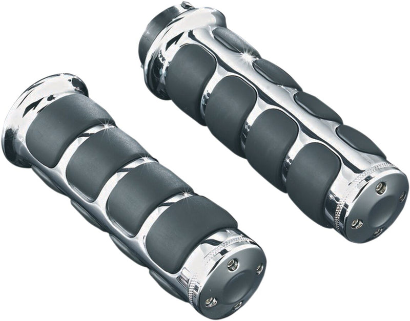ISO®-Grips Black| Chrome #KUR6240