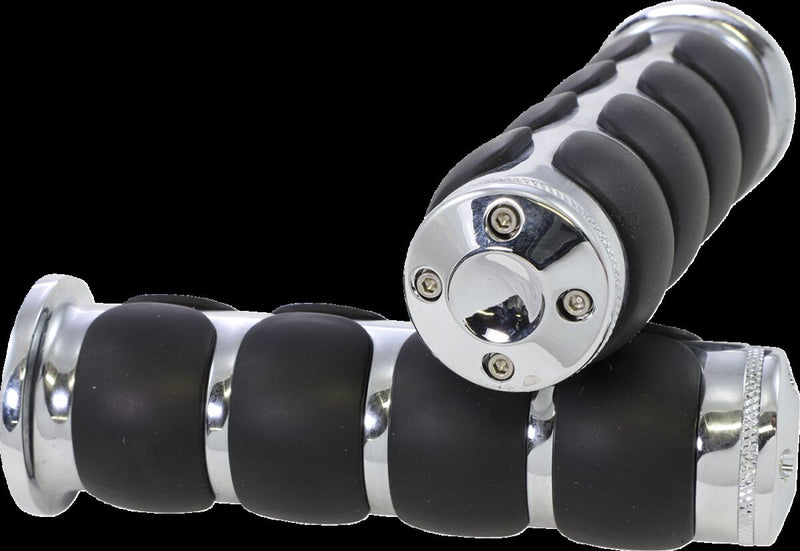 ISO®-Grips Black| Chrome #KUR6241