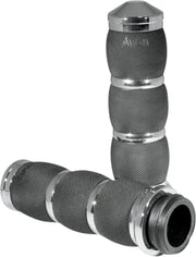 Avon Performance Air Cushioned Grips In Chrome For 2008-2024 Harley-Davidson E-Throttle Models & Road King Special/Trike