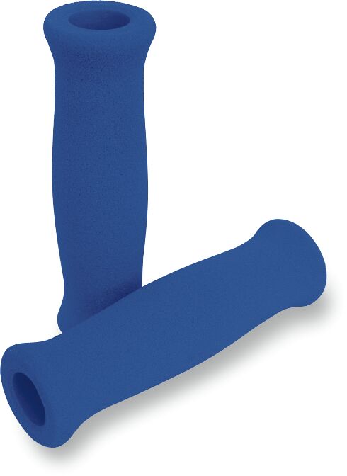 EBC Baja Foam Grips Blue Closed End Rubber Pair #BG003