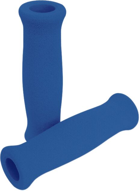 EBC Baja Foam Grips Blue Closed End Rubber Pair #BG003