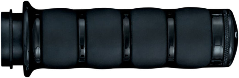 Kuryakyn ISO-Grips In Black For 1974-2023 Harley-Davidson With Single Or Dual Throttle Cable Models