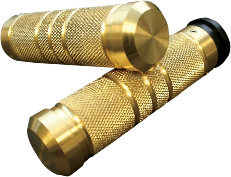 Accutronix  Grips Handlebar Knurled Grooved Fly-By-Wire Brass - Part #105785