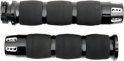Avon Grips Air Cushioned Gatlin Grips In Black Anodised For Metric Touring Motorcycles