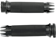 Excalibur Custom Grips Dyna, Softail, Classic, Sportster, Touring, V-Rod Anodised| Black #CC-86-ANO-EX