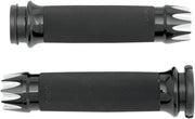 Excalibur Custom Grips Dyna, Softail, Touring, Trike Anodised| Black #CC-86-AN-FL-EX