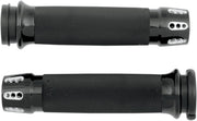 Gatlin Custom Grips Dyna, Softail, Touring, Trike Anodised| Black #CC-86-AN-FL-GAT