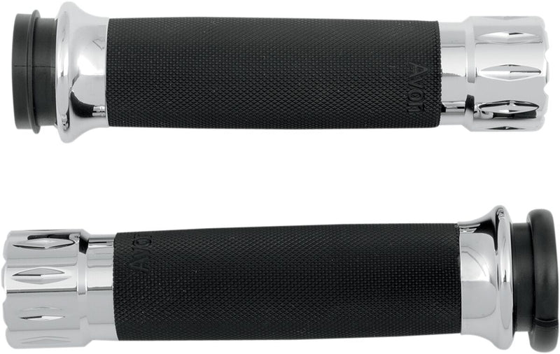 Rival Custom Grips Dyna, Softail, Touring, Trike #CC-85-CH-FL-RIV