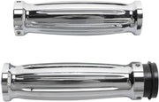 Accutronix  Grips Handlebar Diamond Fly-By-Wire Chrome - Part #105865