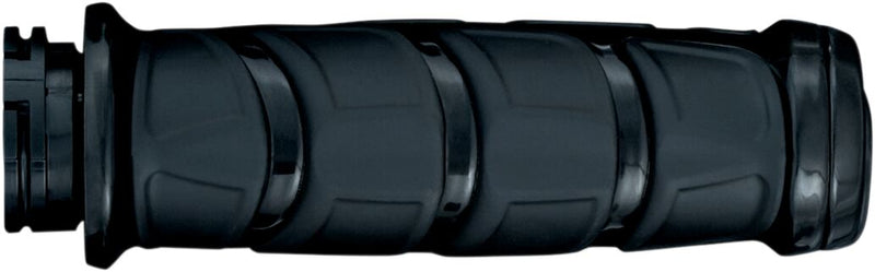 Kuryakyn Kinetic Grips In Gloss Black For 1974-2023 Harley-Davidson Single And Dual Throttle Cable Models