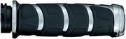 Kuryakyn Kinetic Grips In Chrome For For 2008-2024 Harley-Davidson E-Throttle Models & Road King Special/Trike Black| Chrome