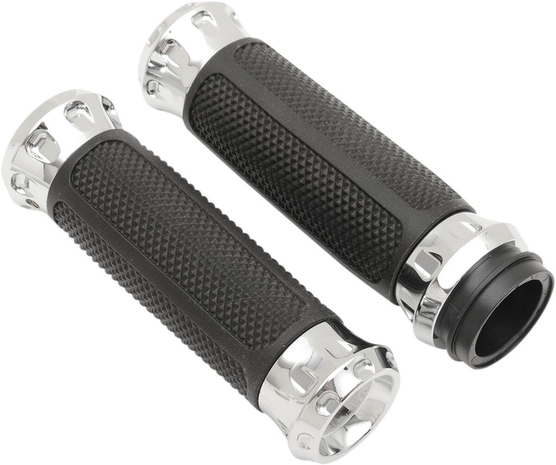 Overdrive Custom Grips Dyna,
Softail,
Revolution,
Sportster,
Touring,
Trike,
Livewire