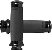 Avon Performance Custom Contour Grips In Black For 1974-2023 Harley-Davidson Single And Dual Throttle Cable Models