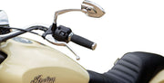 Kuryakyn Universal 7/8 Inch Thresher Grips With Removable End Caps In Chrome