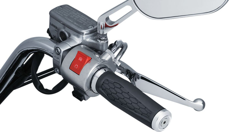 Kuryakyn Universal Hex Grips For 1 Inch Handlebars In Chrome