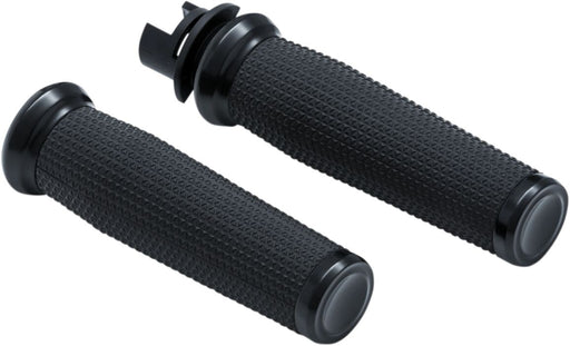 Kuryakyn Thresher Grips For Indian 2014-2017 Chief Classic, Chieftain, Dark Horse, Springfield & Vintage In Black