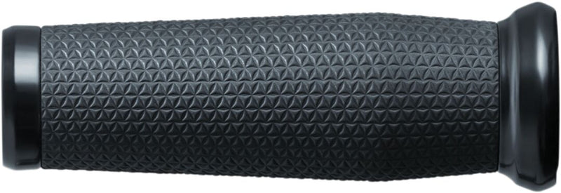 Kuryakyn Thresher Grips For Indian 2014-2017 Chief Classic, Chieftain, Dark Horse, Springfield & Vintage In Black