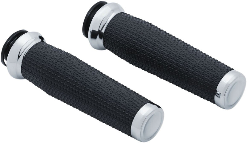 Kuryakyn Thresher Grips In Chrome For Indian 2018-2020 Motorcycles