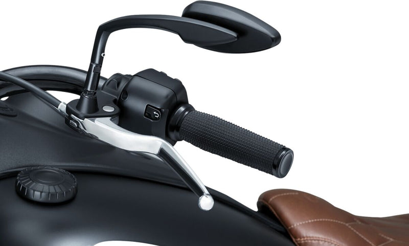 Kuryakyn Thresher Grips In Satin Black For Indian 2018-2020 Motorcycles