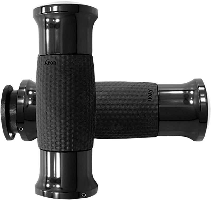 Avon Air Gel Grips In Black Anodised For Indian 2018-2021 Touring Models