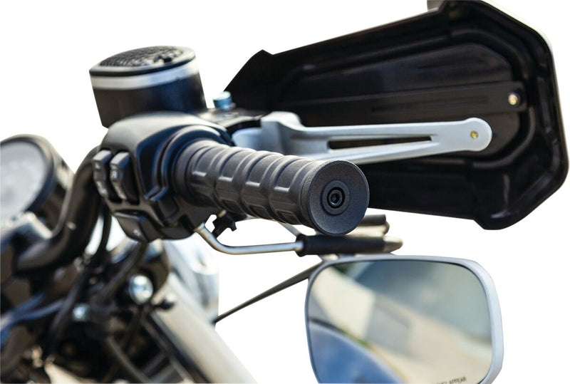 Kuryakyn Dillinger Grips in Stain Black For 1974-2023 Harley-Davidson Single And Dual Throttle Cable Models #KUR6673