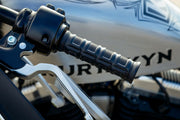 Kuryakyn Dillinger Grips in Stain Black For 1974-2023 Harley-Davidson Single And Dual Throttle Cable Models