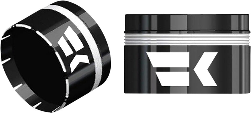 Khrome Werks Black Tracer Tipped Custom Contour Grips for Various Various Harley-Davidson Motorcycles (See Fitment List)