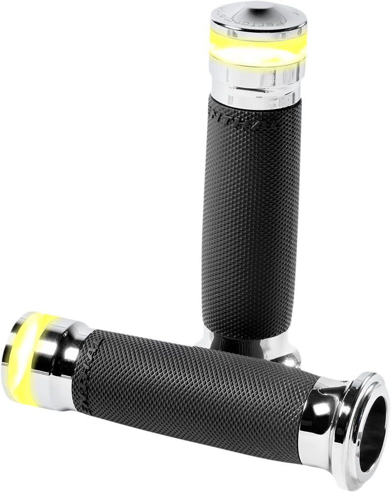 Vision Series Contour LED Turn Signal Grips Dyna,
Softail,
Revolution,
Sportster,
Touring,
Trike,
Livewire