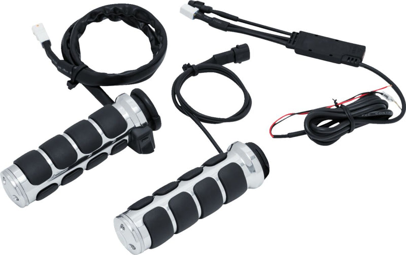 Heated ISO® Grips Dyna,
Softail,
Classic,
Revolution,
Sportster,
Touring