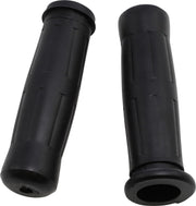 Avon Old School Coke Bottle Look Grips Black For 2008-2024 Harley-Davidson E-Throttle Models & Road King Special/Trike