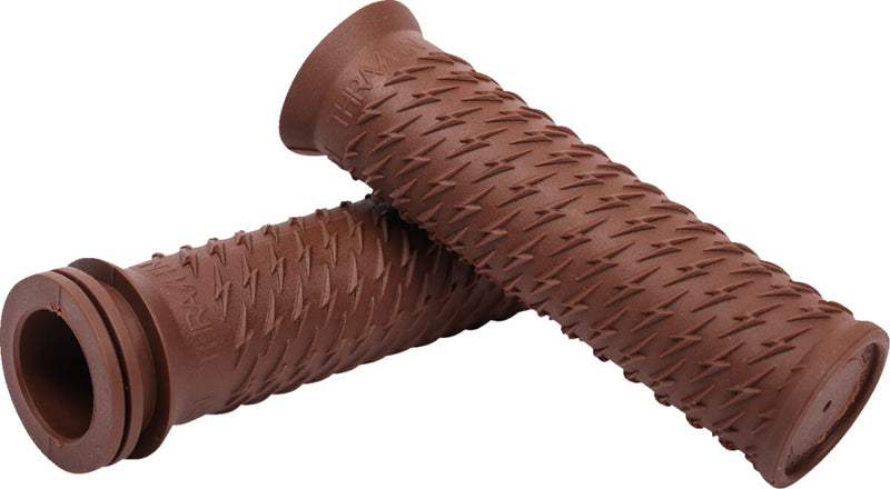 Thrashin Supply Co. Bolt Grips in Brown For 1 Inch Handlebars