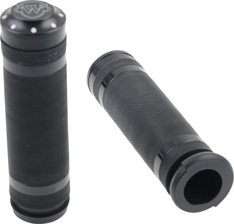 Cult Werk Hand Grips for 2022-2024 Harley-Davidson Kit Black Powder-Coated Grip System Set