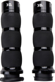 Khrome Werks Klassic Air Grips for Various Various Harley-Davidson Motorcycles (See Fitment List)