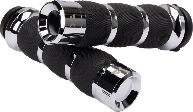 Khrome Werks Klassic Air Grips for Various Various Harley-Davidson Motorcycles (See Fitment List)