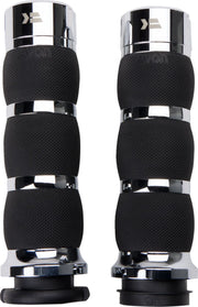 Khrome Werks Klassic Air Grips for Various Various Harley-Davidson Motorcycles (See Fitment List)