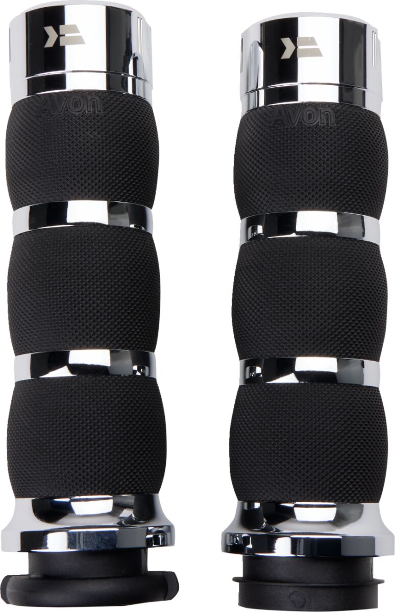 Khrome Werks Klassic Air Grips for Various Various Harley-Davidson Motorcycles (See Fitment List)