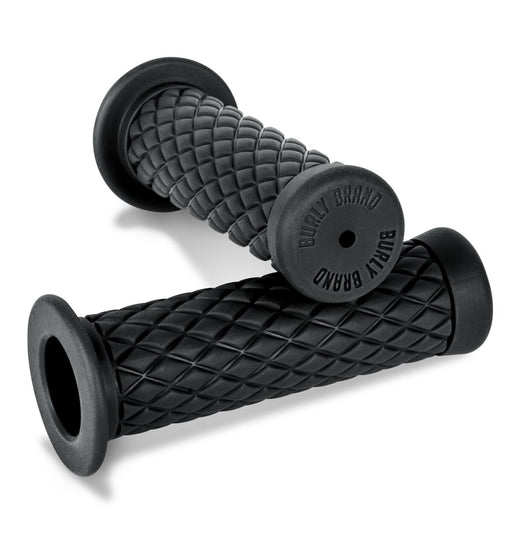 Burly Brand 1” Diamondback Grip for 2015-2020 Harley-Davidson Grips Black Pair