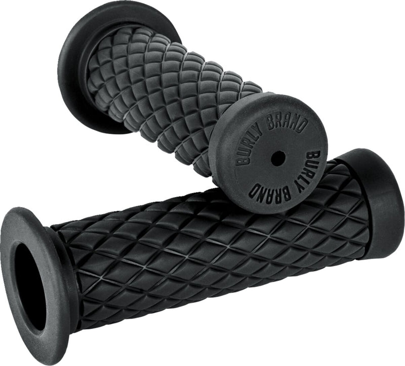Burly Brand 1” Diamondback Grip for 2015-2020 Harley-Davidson Grips Black Pair