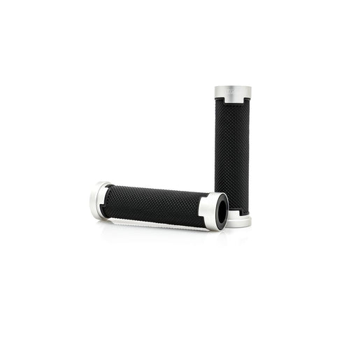 Daytona Grippy Grip GGDM-Base Grips Black Silver Pair