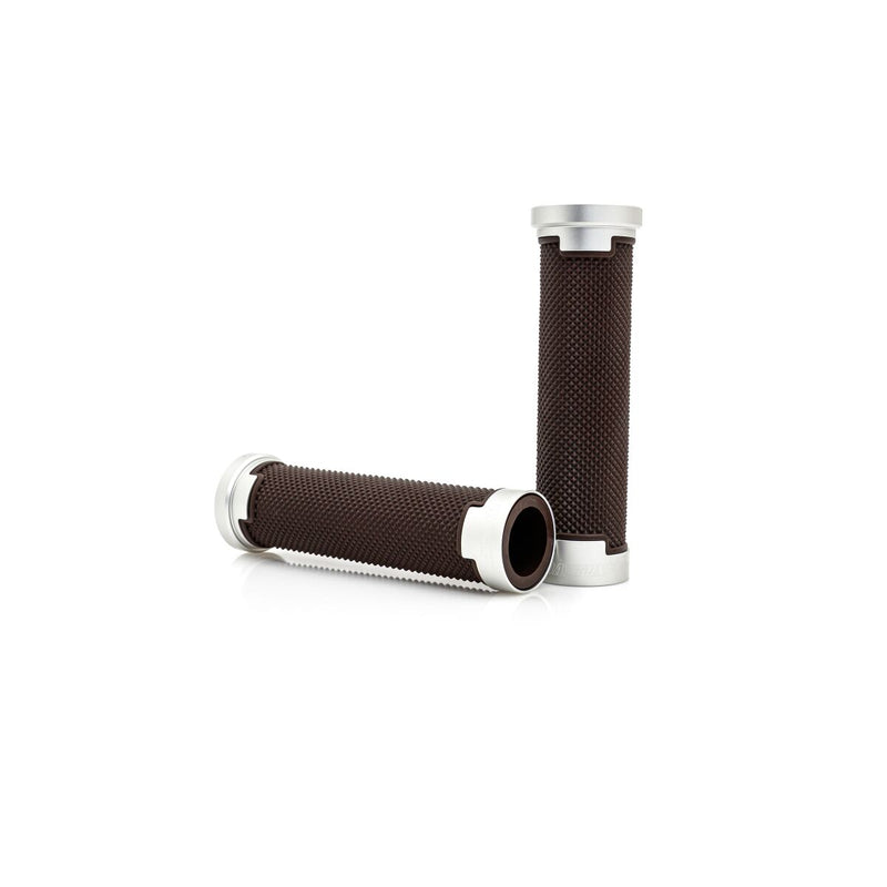 Daytona Grippy Grip GGDM-Base Grips Brown Silver Pair