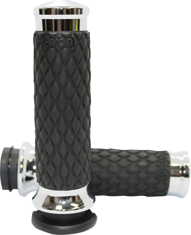 Diamond Contour Grips Dyna,
Softail,
Touring,
Trike