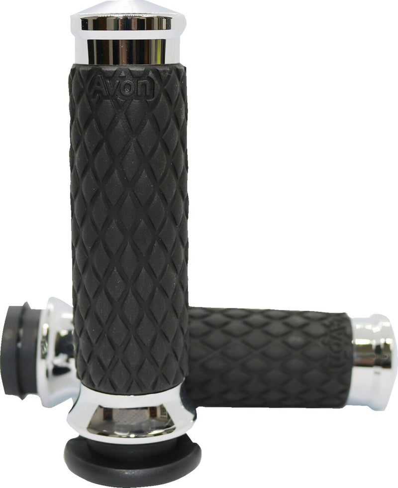Diamond Contour Grips Dyna,
Softail,
Touring,
Trike